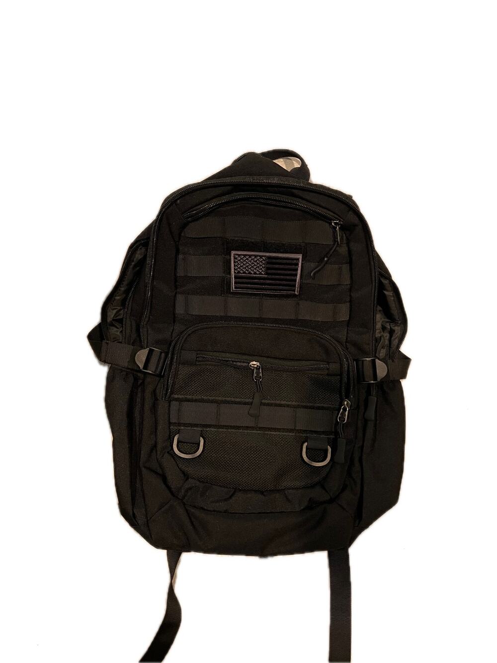 Wotony Black Tactical Backpack Small 21L